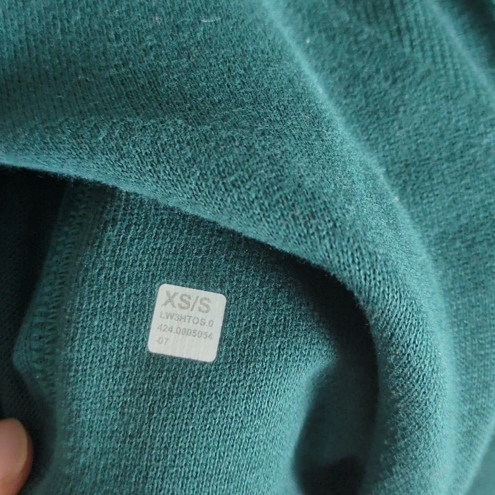 NWOT Lululemon Scuba Oversized Half-Zip Hoodie Storm Teal Size XS/S - Picture 3 of 4
